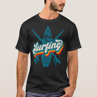 Retro Vintag Surfen Fangen Sie Ihre Wellen T-Shirt