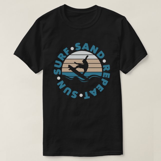Retro Vintag Surfvorteil für Surfer T-Shirt (Design vorne)