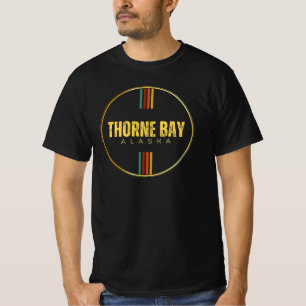 Retro Vintag Thorne Bay City alaska Staat 70er AK T-Shirt