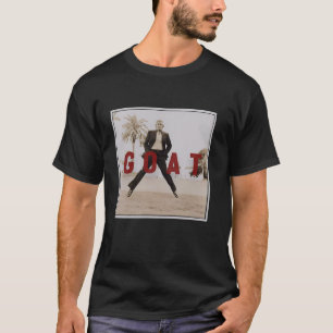 Retro Vintag Trump GOAT Middle Finger Felon Presi T-Shirt