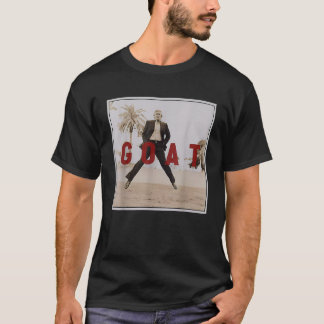 Retro Vintag Trump GOAT Middle Finger Felon Presi T-Shirt