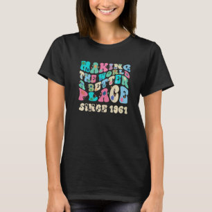 Retro Vintag, um die Welt seit T-Shirt