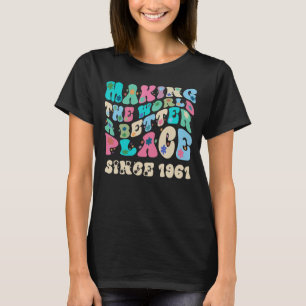 Retro Vintag, um die Welt seit T-Shirt