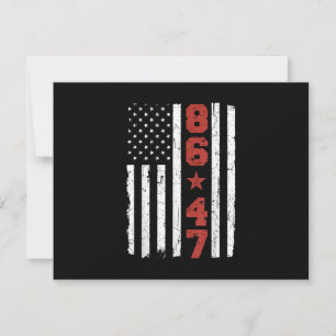 Retro Vintag USA Flag 86 47 Anti Trump