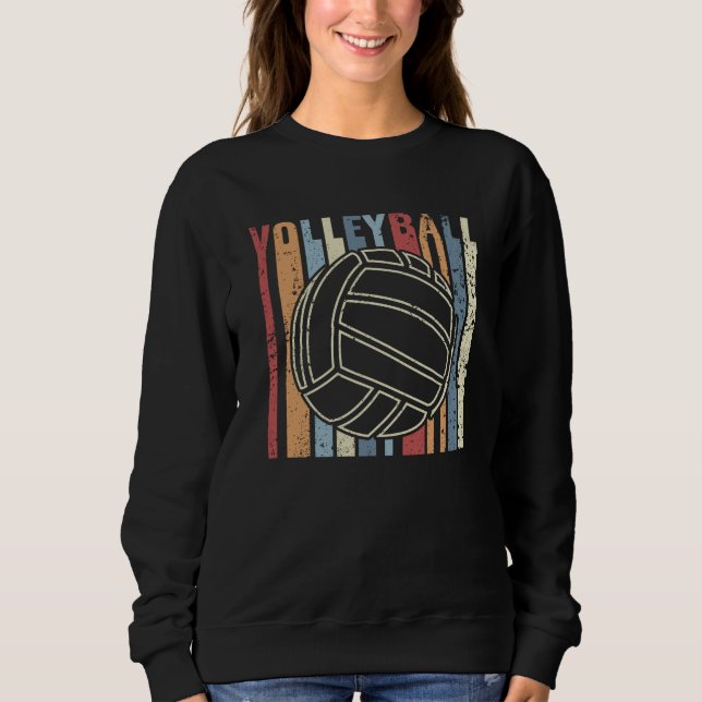 Retro Vintag Volleyball Sweatshirt (Vorderseite)
