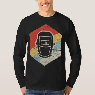 Retro Vintag Welder Mask Cool Mig Tig Gas Arc Wel T-Shirt