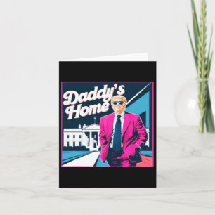 Retro Vintag White House Patriotic Willkommen Zuha Karte
