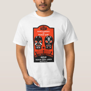 Retro Vintag Wrestling Poster T-Shirt