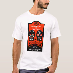 Retro Vintag Wrestling Poster T-Shirt