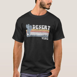 Retro Vintag Wüste Vibes Kaktus gestört T-Shirt