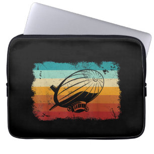 Retro Vintag Zeppelin Dirigible Luftschiff Zepplin Laptopschutzhülle