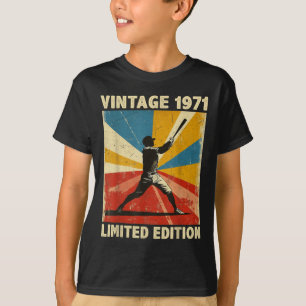 Retro Vintage 1971 Baseball Fan Limited Edition T-Shirt