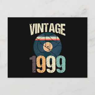 Retro Vintage 1999 21. Geburtstags-Schallplatte Vi Postkarte
