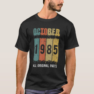 Retro Vintage 35. Geburtstags-T-Shirt, Geboren im T-Shirt