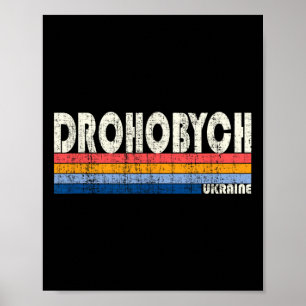 Retro Vintage 70er 80er Jahre Stil Droho Poster
