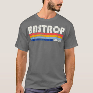 Retro Vintage 70er 80er Stil Bastrop Louisiana T-Shirt