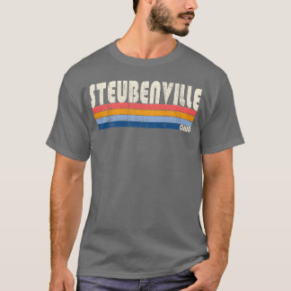 Retro Vintage 70er 80er Stil Heimatort Steubenvil T-Shirt