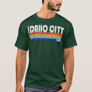 Retro Vintage 70er 80er Stil Idaho City ID 1 T-Shirt