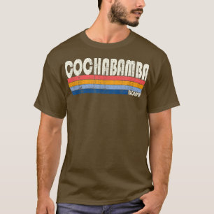 Retro Vintage 70er 80er Style Cochabamba, Bolivien T-Shirt