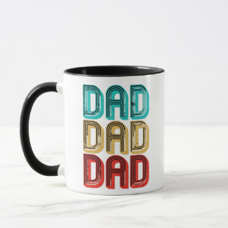 Retro Vintage 70er Jahre Papa Essential Tasse