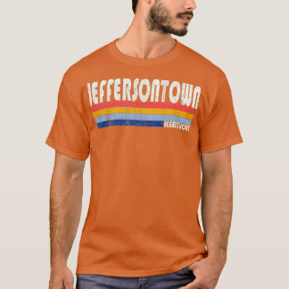 Retro Vintage 70s 80s Style Jeffersontown Kentucky T-Shirt