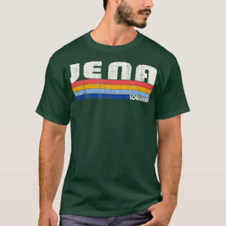 Retro Vintage 70s 80s Style Jena Louisiana  T-Shirt