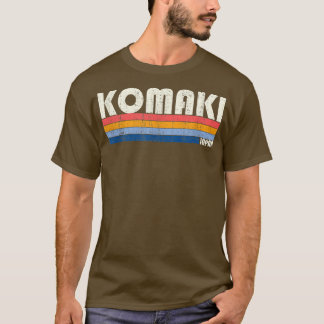 Retro Vintage 70s 80s Style Komaki, Japan  T-Shirt