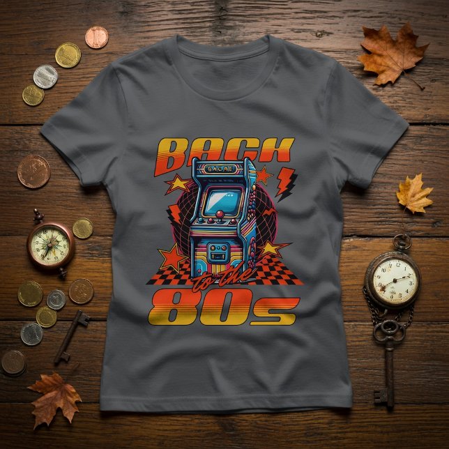 Retro Vintage 80er Arcade-Spiele T-Shirt (Von Creator hochgeladen)