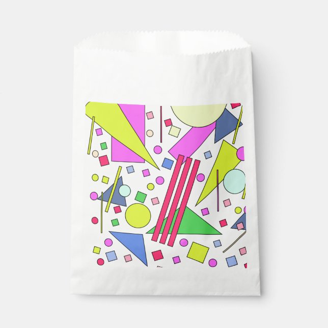 Retro Vintage 80s and 90s Style Geschenktütchen (Vorderseite)