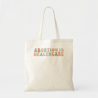 Retro Vintage Abtreibung ist Gesundheit Pro-Choice Tragetasche