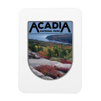 Retro Vintage Acadia Nationalpark Maine Insel Magnet