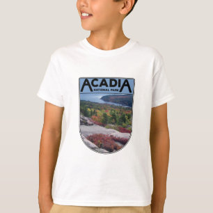 Retro Vintage Acadia Nationalpark Maine Insel T-Shirt