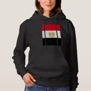 Retro Vintage ägyptische Nationalflagge Ägypten Hoodie
