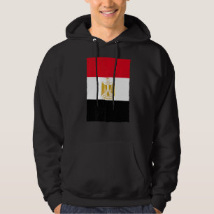 Retro Vintage ägyptische Nationalflagge Ägypten Hoodie