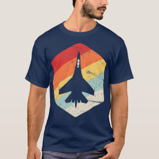 Retro Vintage Air Show Jet Fighter Airplane Jet T-Shirt