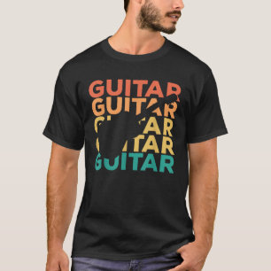 Retro Vintage akustische Gitarrengeschenke für Git T-Shirt