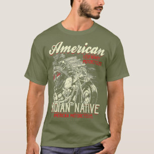 Retro Vintage amerikanische Motorrad indisch für a T-Shirt