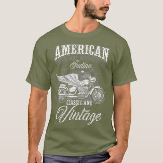 Retro Vintage amerikanische Motorrad indisch für a T-Shirt