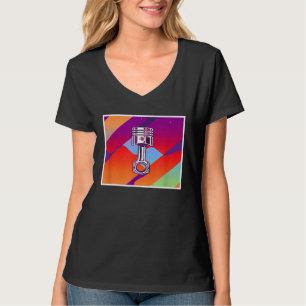 Retro-Vintage-Ästhetik-Kolben T-Shirt
