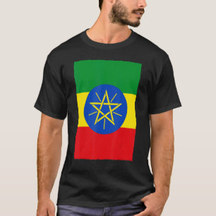 Retro Vintage äthiopische Nationalflagge Äthiopien T-Shirt