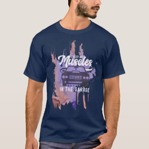Retro-Vintage-Auto-Muscle-Car-Grunge-Shirt T-Shirt