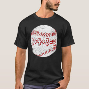 Retro Vintage Baseball Doppeltes Spiel Sommerball T-Shirt
