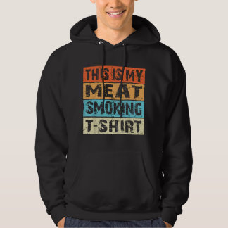 Retro-Vintage-BBQ-Räuchergerät Das ist mein Fleisc Hoodie