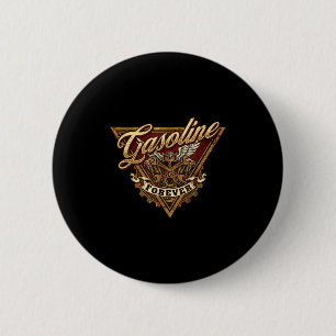 Retro Vintage Benzin Forever Herren Auto Mechanike Button