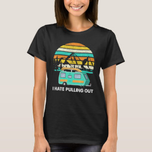 Retro Vintage Berge Wohnmobil Camping Ich hasse Zi T-Shirt