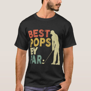 Retro Vintage beste Pop Par Golf Vatertag F T-Shirt