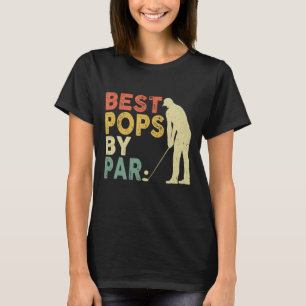 Retro Vintage beste Pop Par Golf Vatertag F T-Shirt