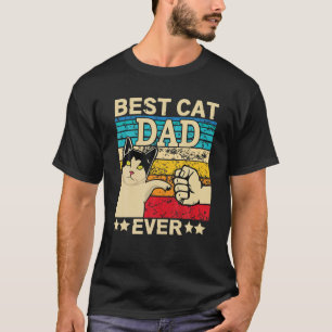 Retro Vintage Bester Katzenvater Aller Zeiten T-Sh T-Shirt