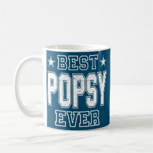 Retro Vintage Bester Popsy Ever Lustiger Vatertag  Kaffeetasse