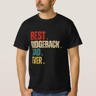 Retro Vintage Bester Ridgeback-Vater Aller Zeiten T-Shirt